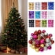 thumbnail image 4 of Juego de 24 adornos navideños irrompibles para bolas de árbol de Navidad, 3 cm (1,18 pulgadas), 4 of 5