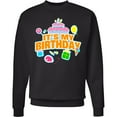 thumbnail image 2 of Inktastic It's My Birthday Adult Sweatshirt, 2 of 4