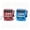 2PC (Red、Blue), variant on Novelty Mini Game Keychain, 2 Pack Fun Fidget Pendant Key Ring, Portable Decorative Bag Charm for Backpack Handbag, Entertainment Gift for Party Favor