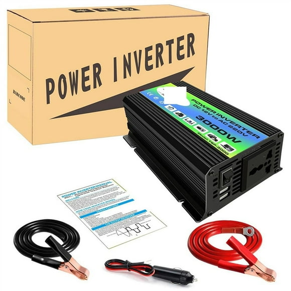 Modified Sine Wave Inverter 3000w 12V 220 Inverter Pure Sinus Pure Sine Converter Wave Inverter DC 12V To AC220 Car Inverter Micro Converter