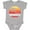 AC-Heather Grey, variant on Inktastic Kauai Hawaii Retro Sunset Boys or Girls Baby Bodysuit