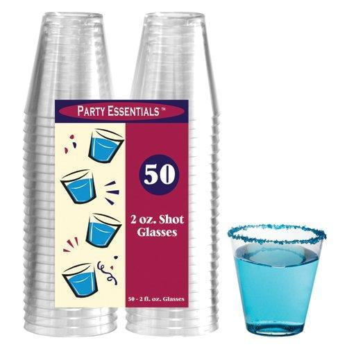 Plastic Gelatin Shot Glass with Lid, 2-1/2 oz, (Pack of 40 ...