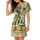 thumbnail image 2 of Fotbe Dinosaur Bata de Dormir para Mujer con Estampado, Camisón de Algodón de Manga Corta, Ropa de Dormir Casual, 2 of 6