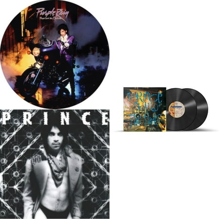 Purple Rain Ost (Picture Disc) & Dirty Mind (X) & Sign O’ The Times [LP Vinyl Bundle]