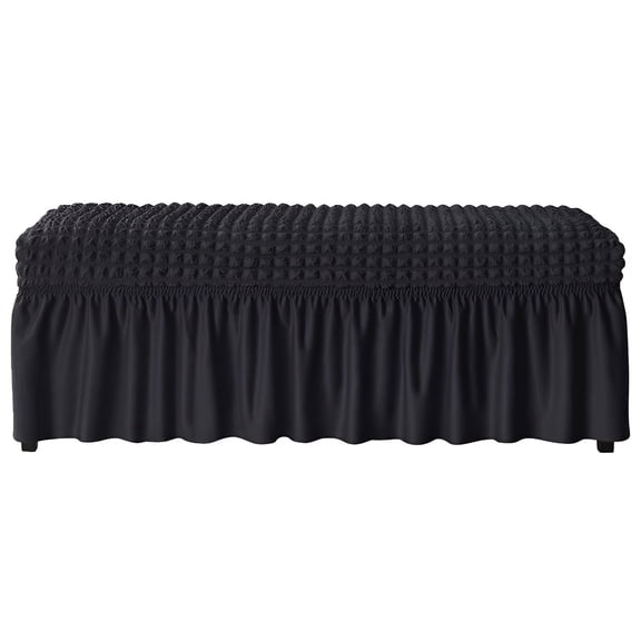 FURMORA Ottoman Cover,51*20*16in Ottoman Slipcover Rectangular, Waterproof Ottoman Protector