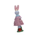 thumbnail image 2 of Figura de conejito de Pascua, decoración de Pascua, adorno de escritorio, creativo, coleccionable, de pie rosa, 2 of 9