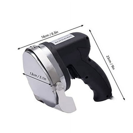 

YIYIBYUS Professional Wireless Electric Shawarma Doner Kebab Knife Electric Shawarma Doner meat Kebab Slicer Blade Gyros Carver Gyro Cutter 0.5 Thinnest Kebab Slicer for Shawarma