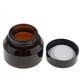 thumbnail image 5 of Lote de 6 frascos de vidrio vacíos con tapa de rosca negra para cosméticos. 30g, 5 of 6