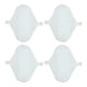 thumbnail image 2 of Almohadilla femenina reutilizable, 4 almohadillas menstruales reutilizables, almohadilla femenina, almohadilla menstrual para mujer, diseño de próxima generación, 2 of 8