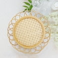 thumbnail image 6 of 4 Pcs Natural Handmade Rattan Coasters, Stylish Minimalist Bohemian Decor, Ideal for Living Room, Kitchen, and Bedroom Accessories, 6 of 7