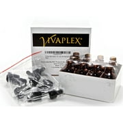 Vivaplex, 12, Amber, 1 oz Glass Bottles, with Glass Eye Droppers