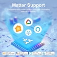 thumbnail image 3 of czcpp-Matter Smart Plug 𝗛𝗼𝗺𝗲𝗸𝗶𝘁 𝗦𝘂𝗽𝗽𝗼𝗿𝘁𝗲𝗱 𝗛𝘂𝗯 𝗥𝗲𝗾𝘂𝗶𝗿𝗲𝗱, Smart Plugs That Work with Alexa & Google Home, WiFi Plug w/ Remote Control, Timer & Schedule 2.4GHz Wi-Fi Only, 3 of 4