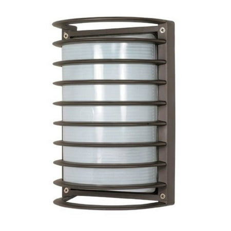 Nuvo 60-533 - 1 Light - 10" - Rectangle Cage Bulk Head - Die Cast Bulk Head