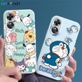 thumbnail image 2 of Funda Gruesa Dura Para Teléfono OPPO A15 A35 A15S A31 A8 A78 A58 A93 A92S A55 A9 A17 A57 Find X3 Lite X5 R15 R17 F9 F11 Reno 5 6 7 8 Pro 4G 5G Dibujos Animados Doraemon Animal Design Pone Cubierta, 2 of 4