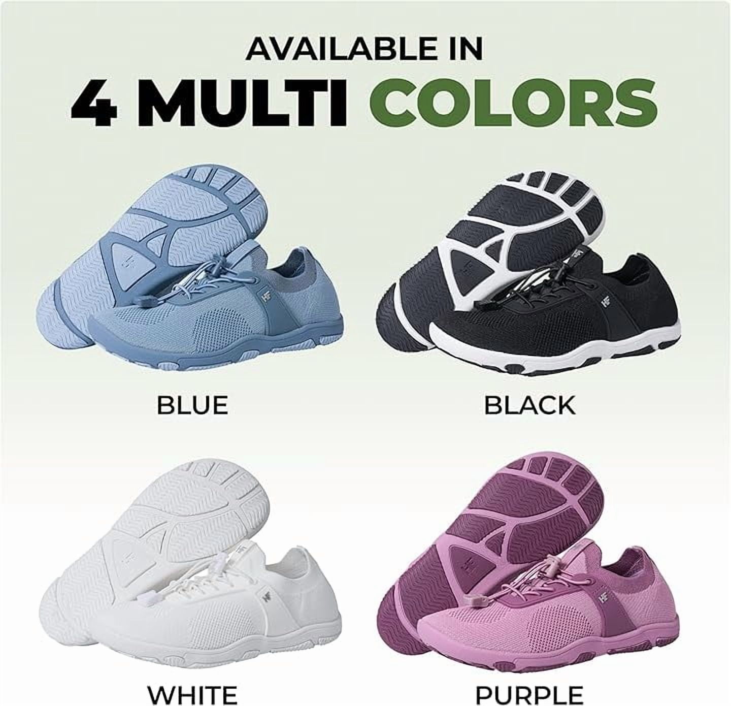 Hike Footwear Theora Pro Barefoot Shoes - Wide Toe Box, Breathable Lightweight Ergonomic Shoes for Walking & Hiking, Non-Slip Durable Sole, Zero Drop for Women and Men