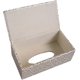 thumbnail image 4 of caja de pañuelos de cuero rectangular., 4 of 5