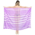 thumbnail image 3 of HAPPY BAY Women's Beachwear Sarong Coverups Bikini Skirt Swim Cover up Summer Wraps Bathing suit Swimwear Beach Wrap Skirts for Women One Size Violet, Polka Dots, 3 of 3