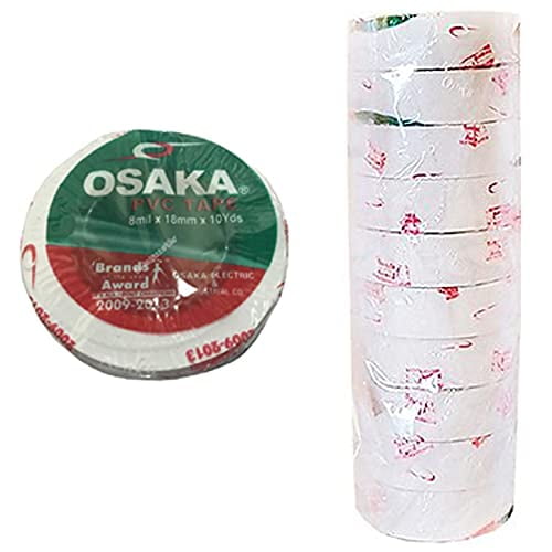 White Cricket Ball Tape Tennis Ball Tape Pack of 10 Roll.