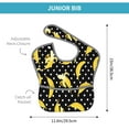thumbnail image 4 of Hirioo Banana for Baby Waterproof Pocket Bib Adjustable Closed for Babies Toddlers with Large Pocket 6-24Months, 4 of 8