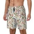 thumbnail image 1 of Fotbe Floral Traje de Baño para Hombre – Shorts de Natación de Secado Rápido con Forro y Bolsillos-Large, 1 of 6