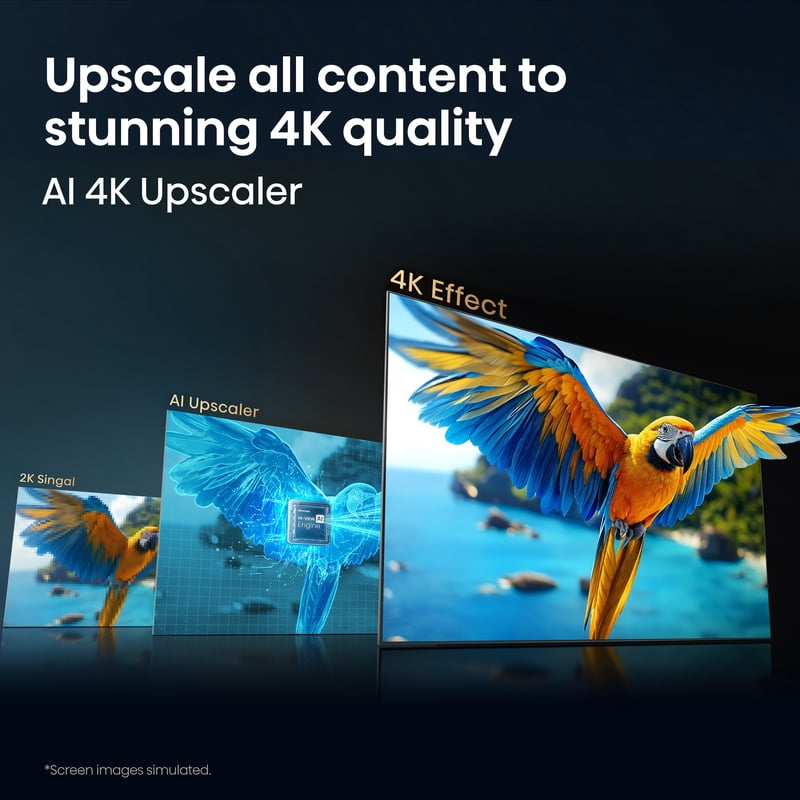 Hisense 65" U6 Pro Series Mini-LED 4K UHD Vidaa Smart TV (65U6SV Pro, 2026 Model) - Hi - QLED MiniLED, Native 144Hz, HDR10+, Dolby Vision IQ, Dolby Atmos, Built-in Subwoofer gallery view