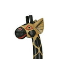 thumbnail image 6 of Zeckos Hand Carved Wood African Giraffe Home Décor 36 inch, 6 of 7