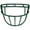 Dark Green, variant on Schutt F7 EGOP II NB Carbon Steel Facemask (Navy)