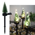 thumbnail image 1 of OUSITAID Mini Christmas Tree Stick White Cedar Outdoors  Courtyards  PatiosGround Plug Light Small Christmas Tree Gifts Multi-color, 1 of 6