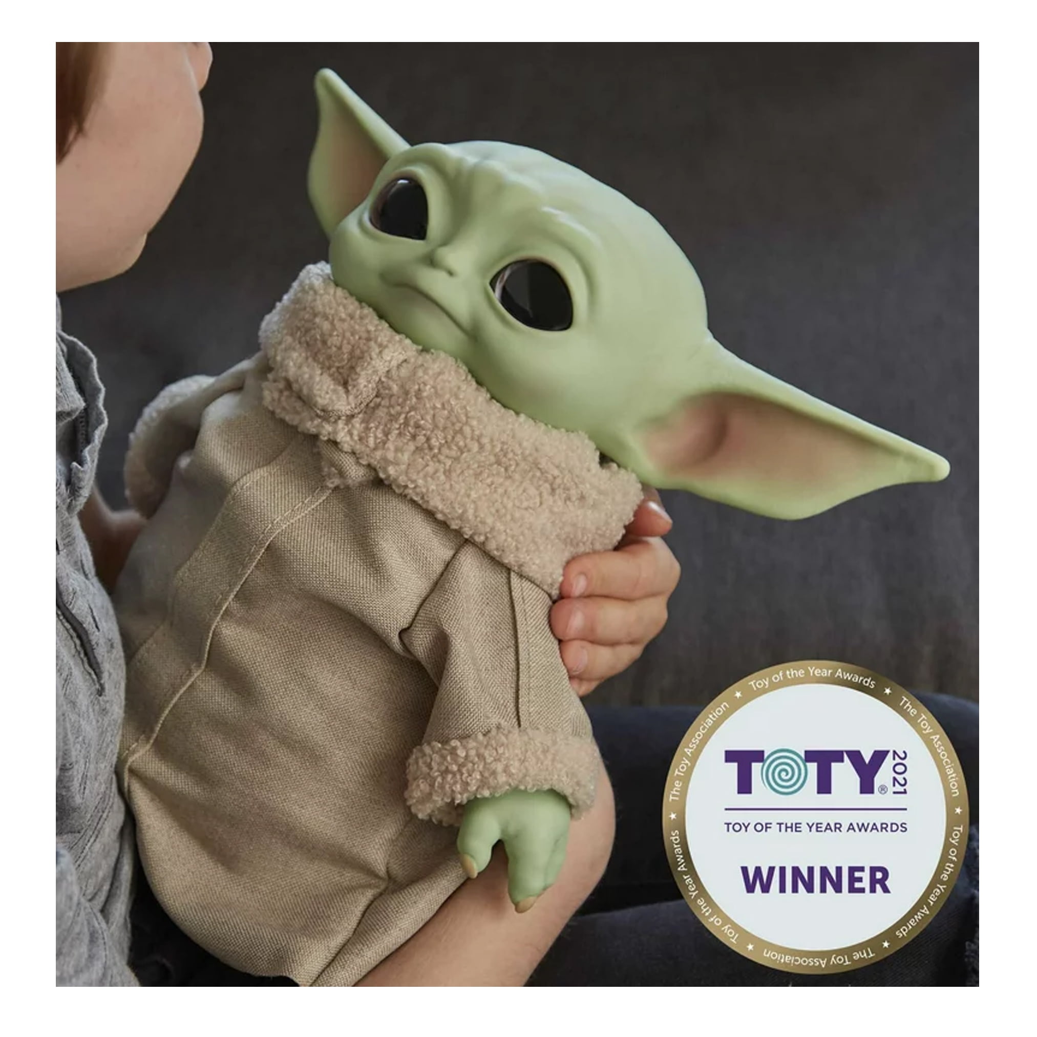 Mattel Star Wars Plush Toys, Grogu Soft Doll from The Mandalorian, 11-inch  Figure, Collectible Stuffed Animals for Kids