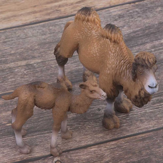2pcs Miniature Figurine Animal Model Home Decor Kid Children Educational Toys