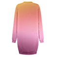 thumbnail image 3 of Npasoilc Sweatshirt Dress for Women Crew Neck Long Sleeve Pullover Dress Short Loose Casual Dresses, 3 of 4