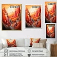 thumbnail image 4 of Designart "Abstract Storm In The Canyon Desert III" Canyon Wall Art Prints, 4 of 7