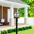 thumbnail image 3 of Vaxcel Bryce 1L Bronze Rustic Outdoor Deer Tree Post Light White Glass, 3 of 7