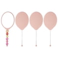 thumbnail image 1 of Uxcell 4 Pack Beadable Mirrors with Handle, 7.7 Inch Long Oval Shape Bead Mirror Bars Removable for DIY Crafts(Light Pink), 1 of 7