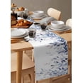 thumbnail image 3 of Hokiten Table Runners 120 Inches Long Dress Scarves, Blue Leaves Farmhouse Coffee/Dining/Kitchen Table Runner for Living Room, Spring Botanical Eucalyptus Branches 13x120 Inch, 3 of 7