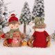 thumbnail image 5 of Bolsa de regalo, soporte de regalo de decoración de Navidad, colgante de Navidad, tamaño compacto, cesta de frutas, muñeca suave, accesorios Kits de decoración para fiestas Forma de muñeco de nieve Moyic HA069772-02, 5 of 6