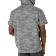 Rock & Republic Mens Short Sleeve Hoodie Sweatshirt - Kangaroo Pocket