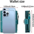thumbnail image 7 of Small Womens Wallet PU Leather Bifold Purse Card Holder RFID Blocking with Zipper Coin Pocket, 7 of 7