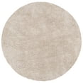 thumbnail image 3 of SAFAVIEH August Yvonne Solid Plush Shag Area Rug, Beige, 6'7" x 6'7" Round, 3 of 10