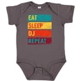thumbnail image 3 of Inktastic DJ Eat Sleep DJ Repeat Music Boys or Girls Baby Bodysuit, 3 of 5