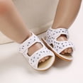 thumbnail image 2 of Baby Sandals Girls Shoes Boys Baby Flat Rubber Walking Sole Prewalker Sandals Soft Non- Baby Shoes 6 Months-12 Months, 2 of 4