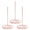 thumbnail image 1 of Unique Bargains Desk Paper Receipt Holder Spike Restaurant Invoice Bill Ticket Spindle, Rose Gold 3pcs, 1 of 5