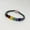 Pink, variant on Hematite Non-Magnetic Bracelet Mens Womens Unisex Adjustable Size X19-Blue