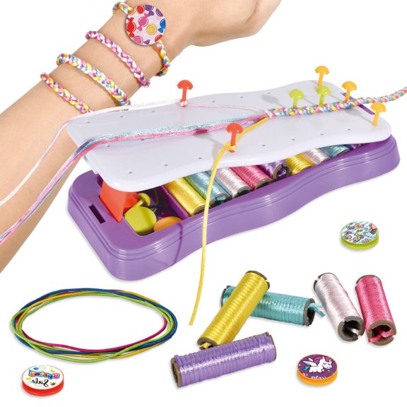 Austok Friendship Bracelet Making Kit Jewelry String Maker Kit DIY Arts and Crafts Toys Friendship Bracelet String Making Kit Kids Travel Activity Set for 6 Years Old and Above Kids Girls GIfts Ideas