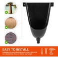 thumbnail image 4 of Urinario sin agua Stock Your Home para hombre, plástico blanco, 4 of 7