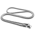 thumbnail image 5 of 1.8/2.2/3mm Stainless Steel Square Fancy Box Rolo Snake Chain 20-28'' Woman Man, 5 of 5