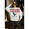 thumbnail image 6 of Women's Gameday Couture White Houston Texans Sunday Drives Oversized Crewneck Pullover Sweatshirt, 6 of 7