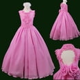 thumbnail image 1 of Robe de Cérémonie de Mariage pour Fille, Récital, Danse, Fête Formelle 3 4 5,6,7,8,10,12,14 Rose, 1 of 1