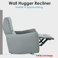 thumbnail image 4 of Recliners and Massage Chairs Wall Hugger Recliner,Power Recliner Chair,Electric Recliner for Living Room,PU Leather Reclining Armchair for small space,Reclining Sofa for Bedroom/Apartment/RV,with USB, 4 of 21