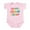 Petal Pink, variant on CafePress - Cutest Little Sister Infant Bodysuit - Baby Light Bodysuit, Size Newborn - 24 Months